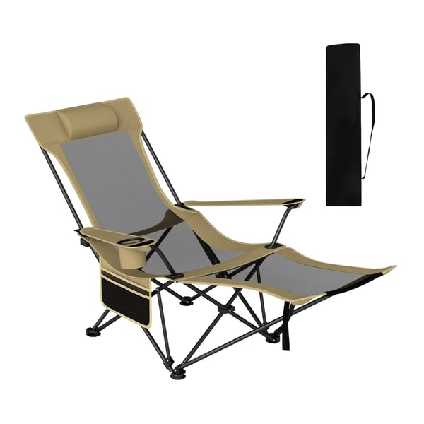 Campingstol, 152x83x75 cm, Grå , Star
