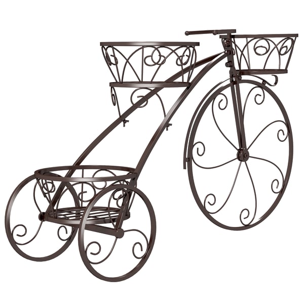 Blomstervagn, 85x25x50 cm, Svart , Star