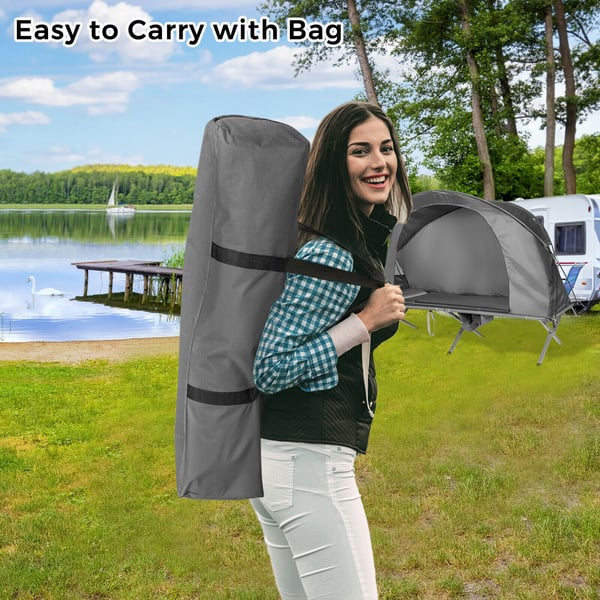 Camping Sengetelt, 194x146x160 cm, Grøn , Star