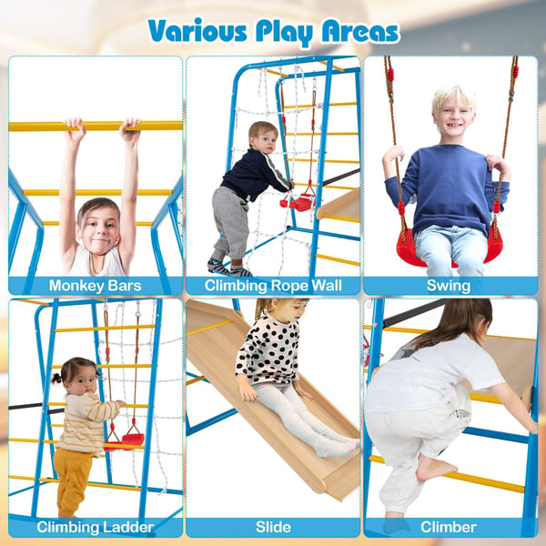 Indendørs Jungle Gym, 225x150x158 cm, Multifarvet , Star