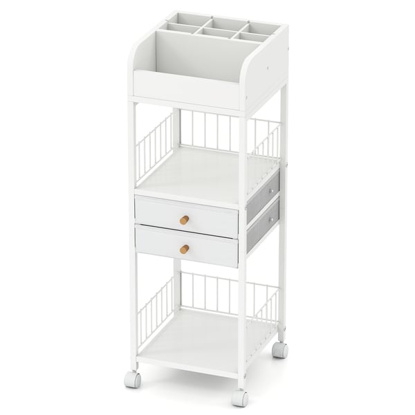 Hudplejeorganizer Vogn, 30x30x90 cm, Hvid , Star