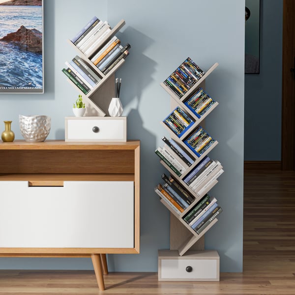 Bogreol, 30×18×61 cm, Beige , Star