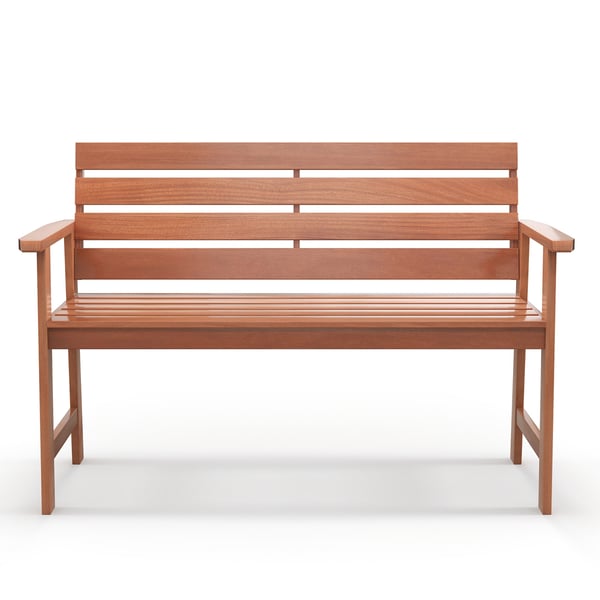 Patio Bench, 122x64x84 cm, Luonnonväri , Star