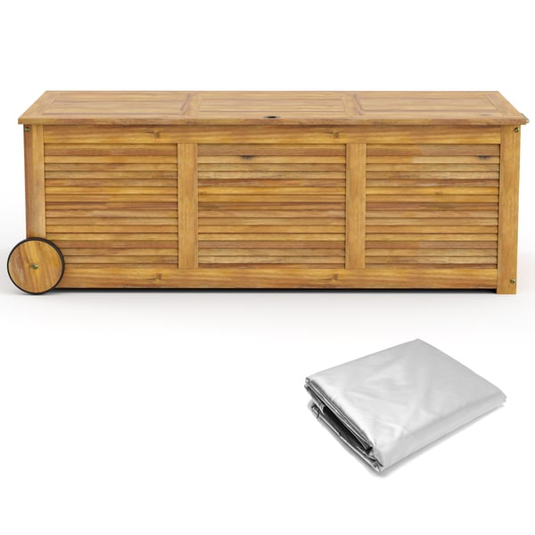 Kannellinen laatikko, 127x49.5x44.5 cm, Luonnonväri , Star