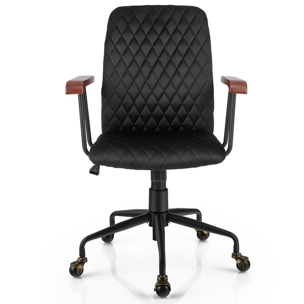 Hjemmekontorstol, 62,5x60,5x89,5-97,5 cm, Sort , Star