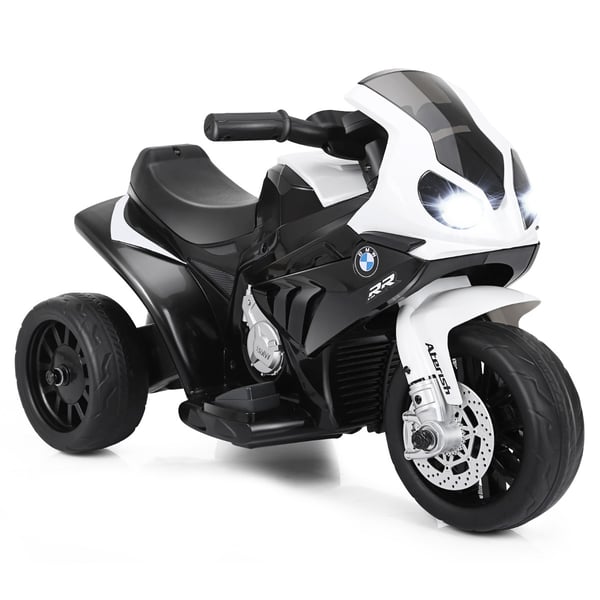 Børnemotorcykel, 66x37x44.5 cm, Sort og Hvid , Star