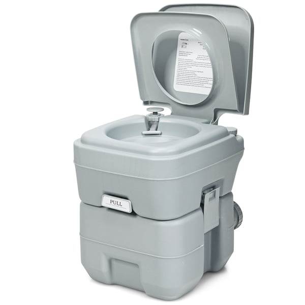 Kannettava WC, 41.9x35.6x43.2 cm, Harmaa , Star