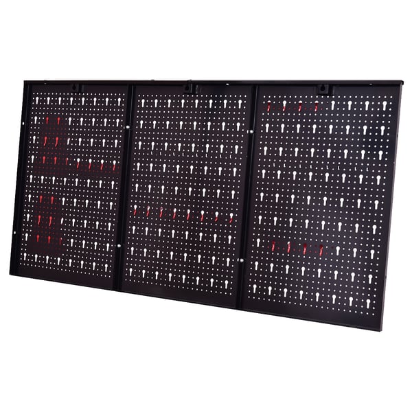 Metal Pegboard Garage Tool Board Holder, 122×61×2 cm inchesMetal Pegboard Garage Tool Board Holder, 122×61×2 cm , Star
