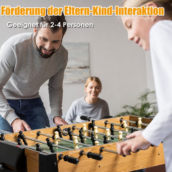 Fodboldbord, 48cm konkurrence størrelse, 122×61×79 cmcm, Brun , Star