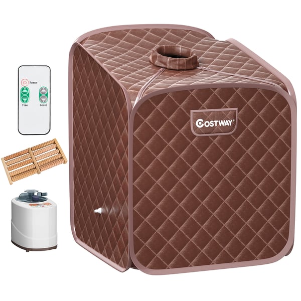 Transportabel dampsauna spa, 85x84x106 cm, Sort , Star