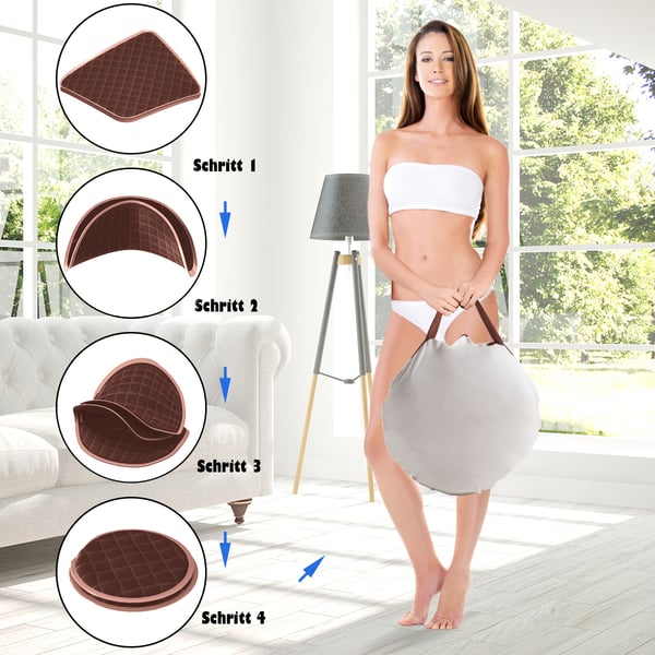 Transportabel dampsauna spa, 85x84x106 cm, Sort , Star