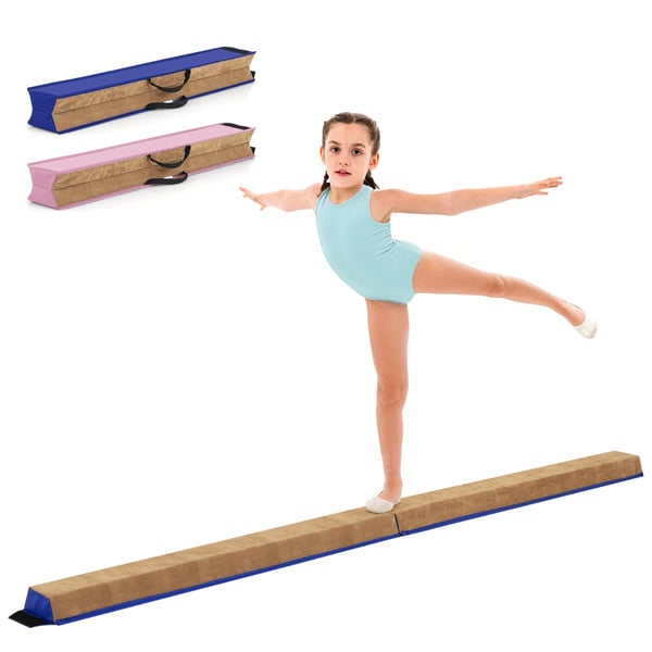 Børns Balancebjælke, 240x15x6.5 cm, Blå , Star