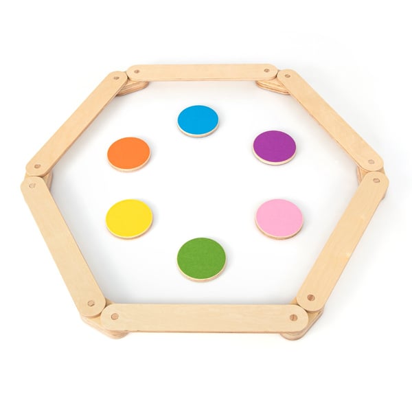 Balansbom set, 70x10x1.8 cm, Multifärgad , Star