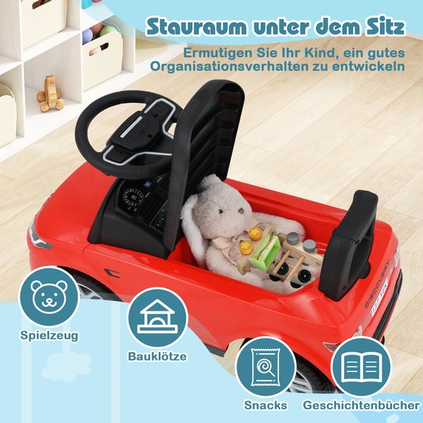 Lasten polkuauto, poljinlelu, 66x27x41.5 cm, punainen , Star