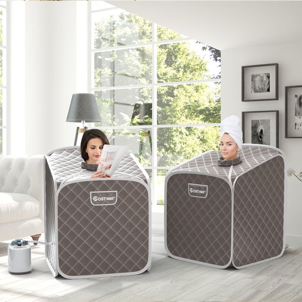 Transportabel Dampsauna Spa, 85x84x106 cm, Sort , Star Transportabel Dampsauna Spa, 85x84x106 cm, Sort , Star