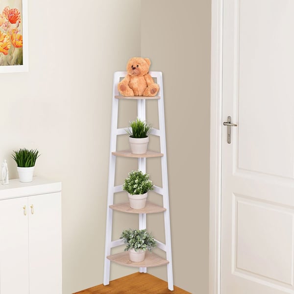 Hjørnehylde, 32x32x138 cm - materiale: MDF , Star