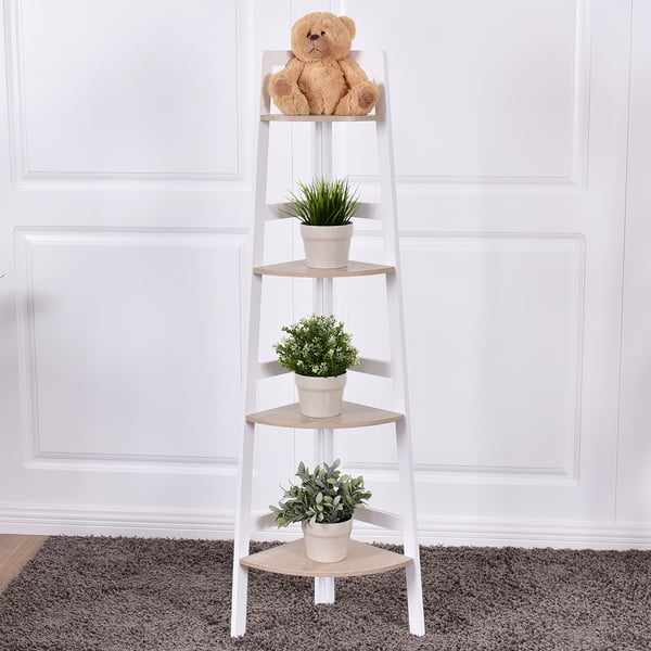 Hjørnehylde, 32x32x138 cm - materiale: MDF , Star