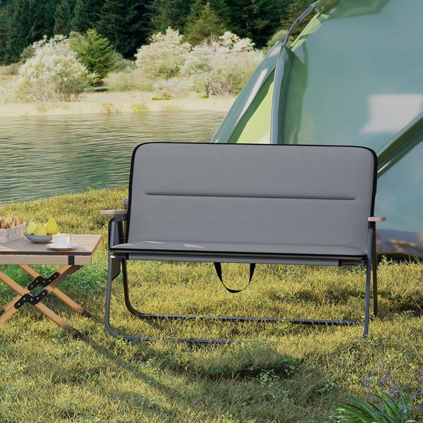 Campingstol, 111x57x71 cm, Grå , Star