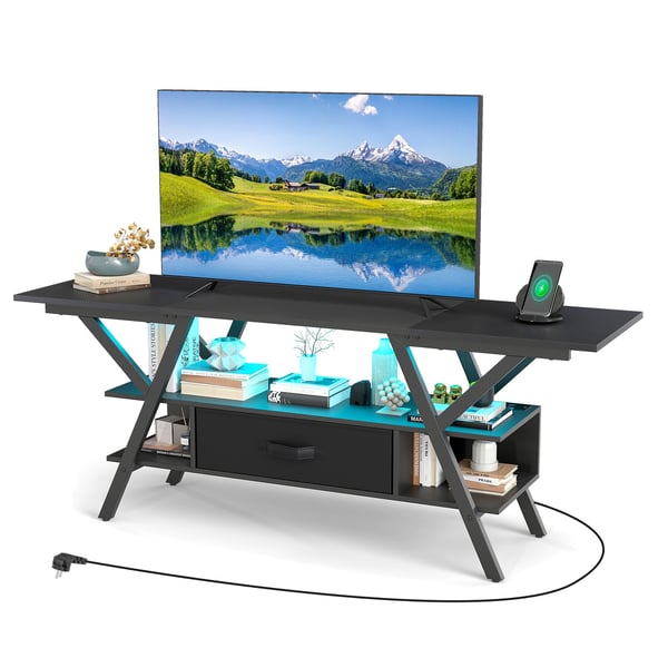 TV-bord, 65-tommer, Sort, Star