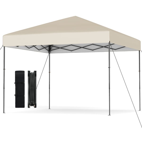 Pavillon, 3x3 m, Hvid - materiale: Oxford-stof med sølvbelægning , Star