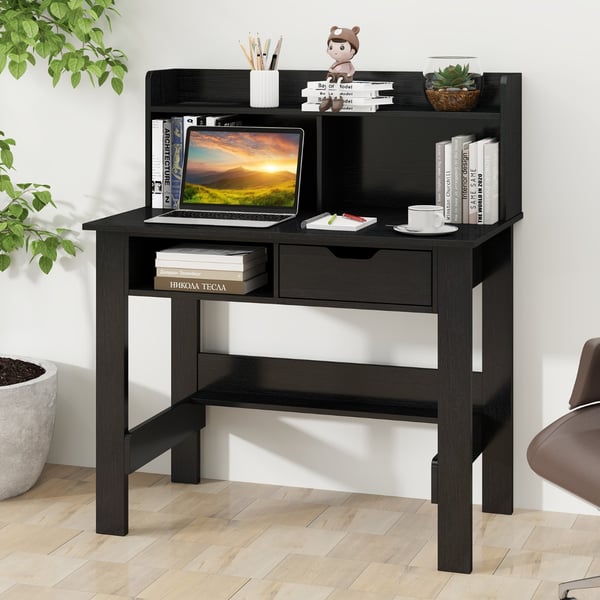 Skrivebord, 95x56x109.5 cm, Sort , Star