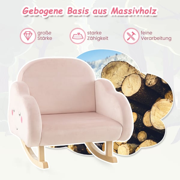 Småbarnsgynge, 52×50×47 cm, Pink , Star