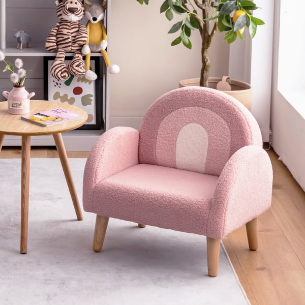 Børnesofa, 51x42x51 cm, Pink , Star