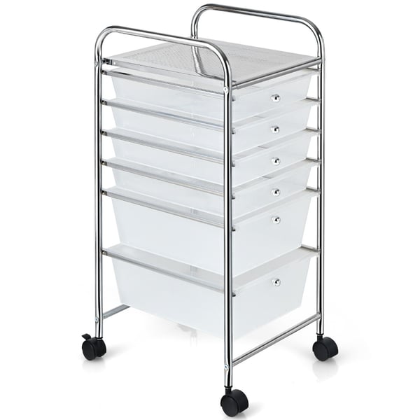 Rullende opbevaringsvogn, 37×33×75 cm, Multifarvet , Star