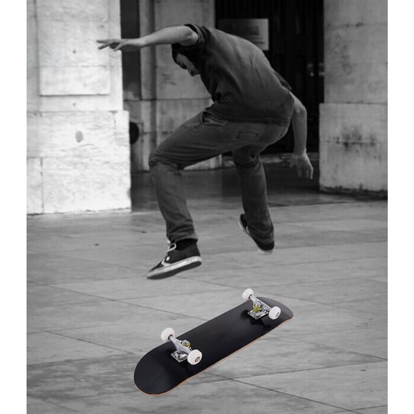 Skateboard, 20x79 cm, Svart , Star
