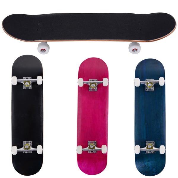 Skateboard, 20x79 cm, Svart , Star