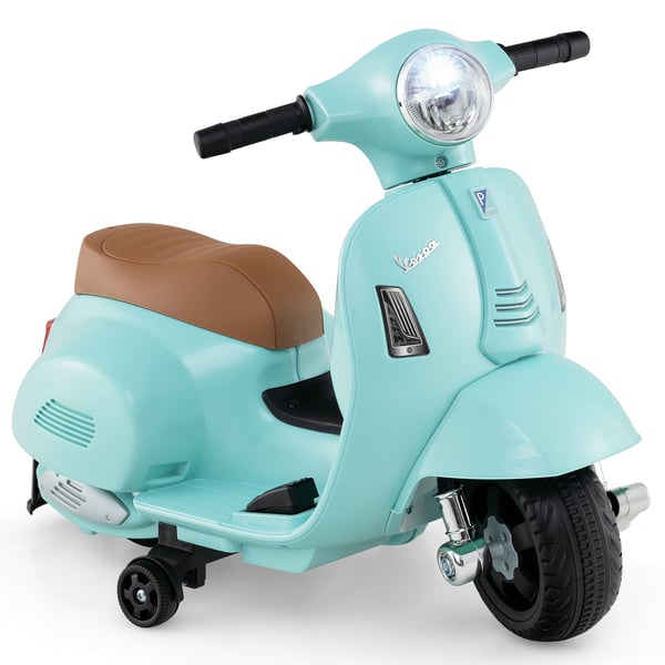 Elektrisk Motorcykel, Licenseret Vespa, 6V, Blå , Star