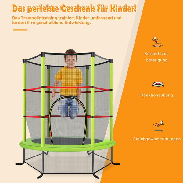 Have Trampolin, 165x165x165 cm, Grøn , Star