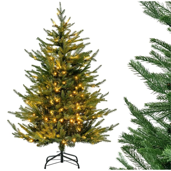 Kunstig juletræ, 136x100 cm , Star