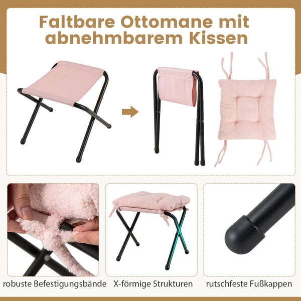 Accentstol, 80×74×97 cm, Lyserød , Star