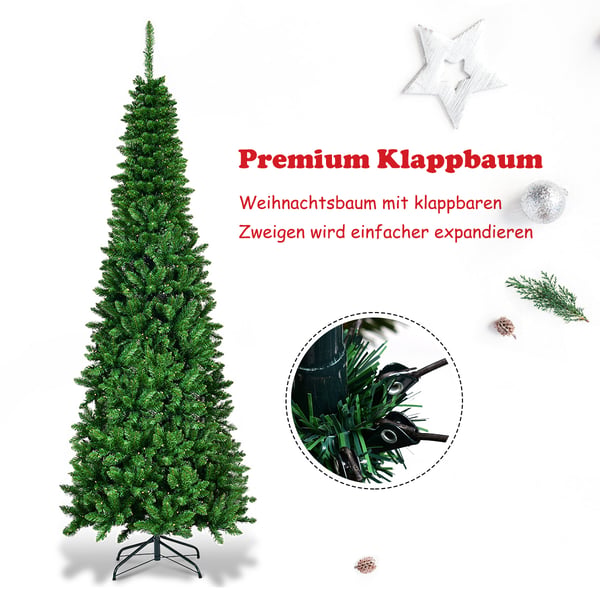 Kunstig juletræ, 200x67 cm , Star