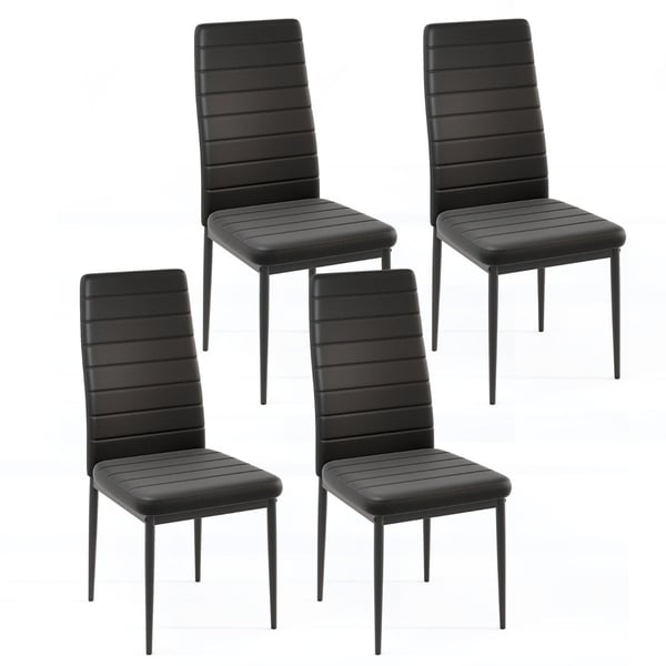 Spisestuestol Sæt, 52,5x43x96,5 cm, Sort , Star