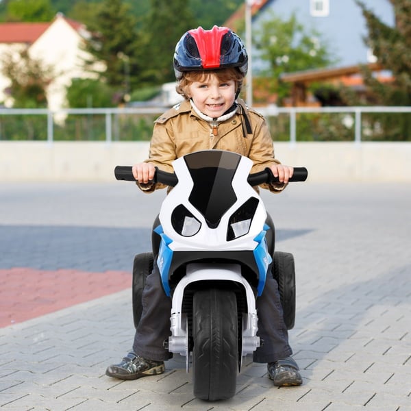 Elektrisk motorcykel til børn, 66x37x44.5 cm, Blå , Star