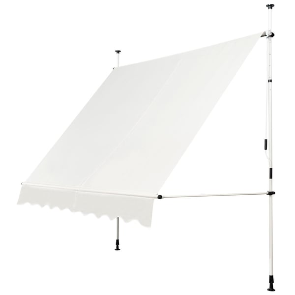 Ulkoilmapatio-markiisi, 250x120 cm, Beige/Valkoinen , Star