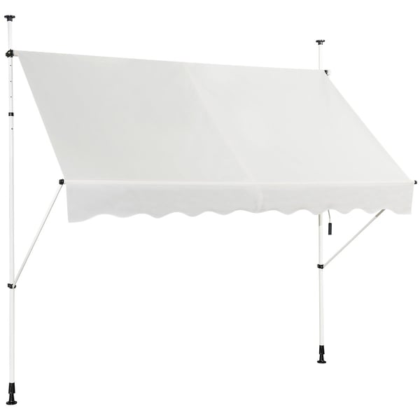 Ulkoilmapatio-markiisi, 250x120 cm, Beige/Valkoinen , Star