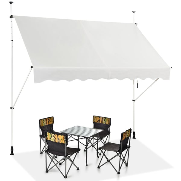 Ulkoilmapatio-markiisi, 250x120 cm, Beige/Valkoinen , Star