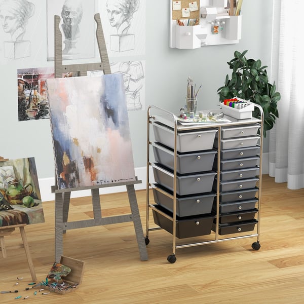 Hyötyrullakärryjä, 64×37×88 cmtuumaa, Musta & Harmaa , Star