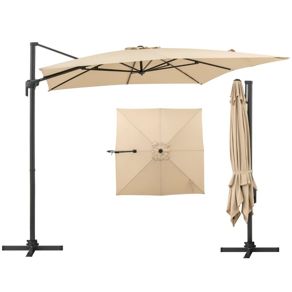 Terrasse Svingparasol, 294x294x255 cm, Beige , Star