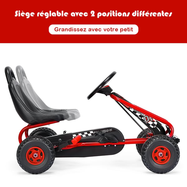 Pedal Powered Ride On, 91x51x53 cm, Rød , Star