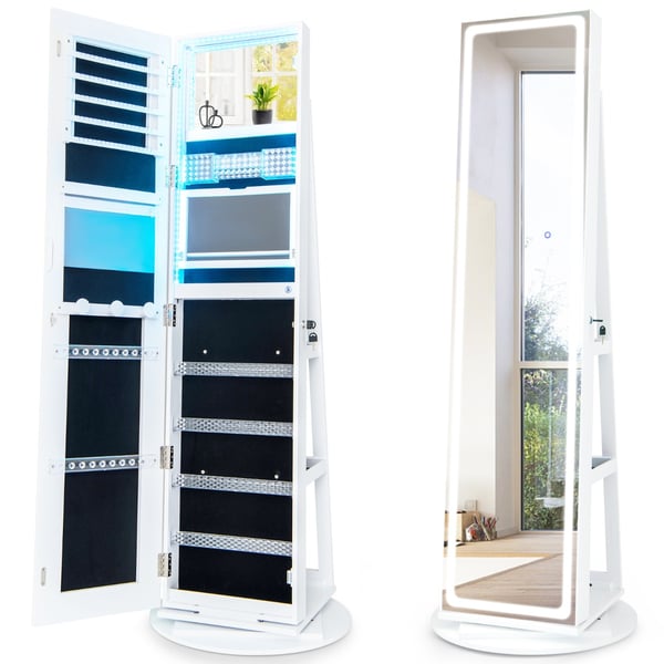 Smykkeskab, 54.5x54.5x160 cm, Brun , Star