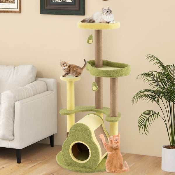 Katte træ, 59x59x124 cm, Multifarvet , Star