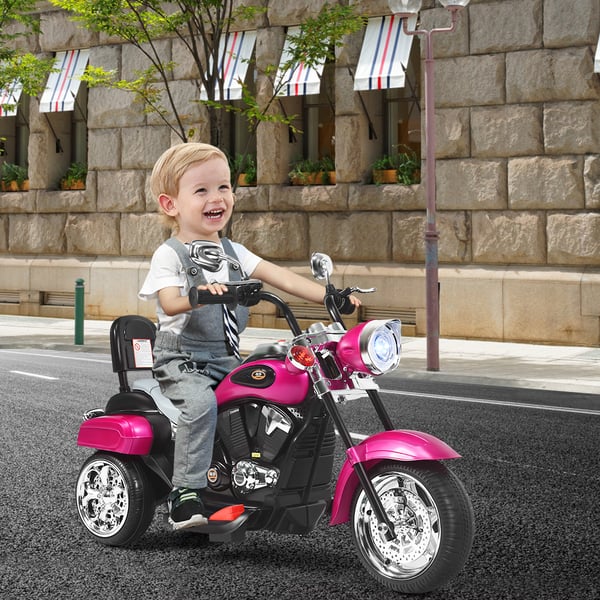Elektrisk motorcykel, 91x48x64 cm, Lyserød , Star