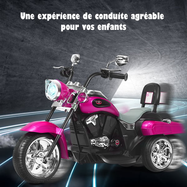 Elektrisk motorcykel, 91x48x64 cm, Lyserød , Star