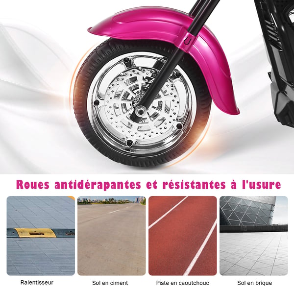 Elmotorcykel, 91x48x64 cm, Rosa , Star