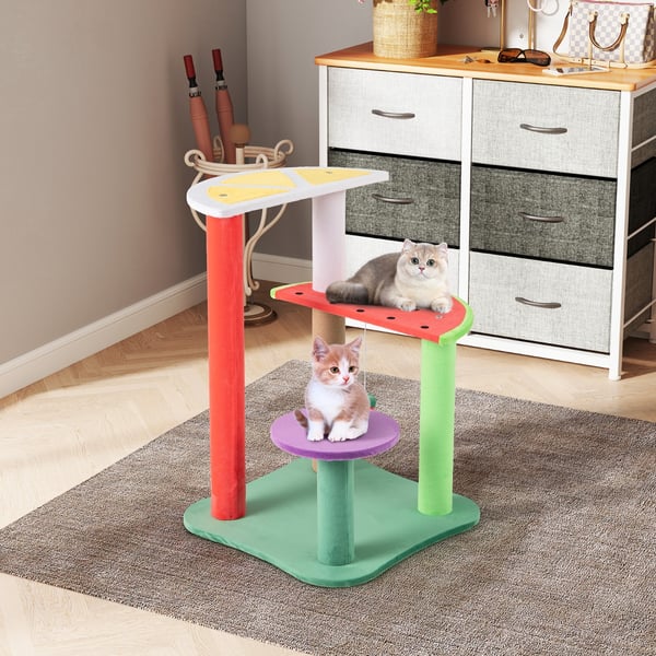 Katte træ, 48x48x69 cm, Multifarvet , Star