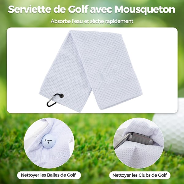 Golf gaveæske, 36,5x34,5x5 cm, hvid og marineblå , Star